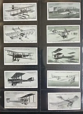 Lambert And Butler - A History Of Aviation (Green Front) - Full Set – 1932 - G/E • £18.50