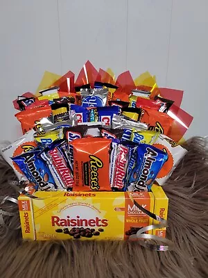 Mix Chocolate Candy Bouquet With Chocolate Bars - Perfect Gift Idea • £30.88