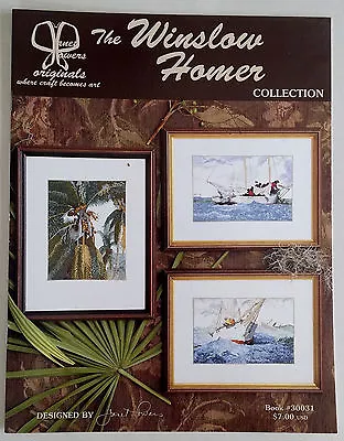 Vintage '99 The Winslow Homer Counted CROSS STITCH Patterns By JANET POWERS • $10.99
