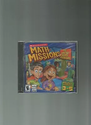 Scholastic Math Missions Amazing Arcade Adventure Grades 3-5 (Win/ Mac) [NEW]VG • $7.99