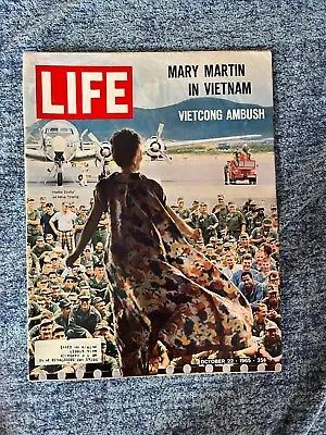 LIFE Magazine October 22 1965 - Mary Martin In Vietnam - Vietcong Ambush • $10.99