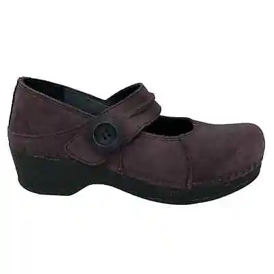 Dansko Clogs Women's 6 Purple Leather Walking Shoes Mary Jane’s Nursing • $37.05