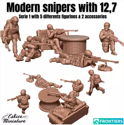 Modern French Snipers W/ 127mms Set (3D PRINTED) • £3.50