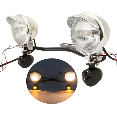 $69.99 • Buy Passing Turn Signal Spot Light Bar For Yamaha V Star 650 950 1100 Custom Classic