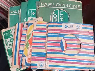 18 Original Parlophone Company Sleeves For 7  Singles Bundle Job Lot • £11.50