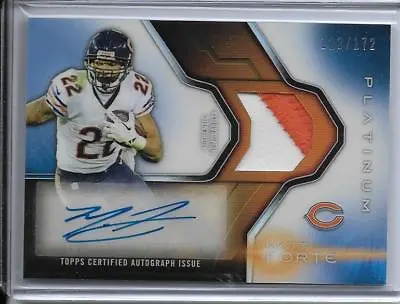 2014 Topps Platinum Matt Forte 2-clr Jersey Autograph Auto #d/172 Chicago Bears • $49.95