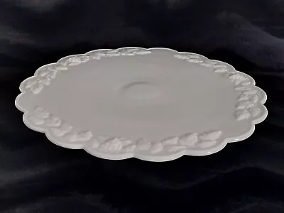 Vintage White Milk Glass Low Profile WESTMORELAND Cake Stand RARE • $115