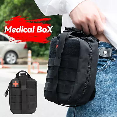 Tactical First Aid Kit Medical Medic Molle Rip Away EMT IFAK Survival Bag Pouch • $11.99