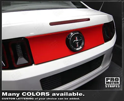 Ford Mustang 2005-2014 Trunk Rear Deck Overlay Stripe Decal (Choose Color) • $21