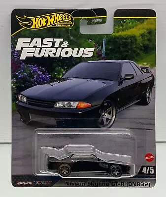 Hot Wheels Fast & Furious Premium Nissan Skyline GT R BNR32 4/5 • $19.95