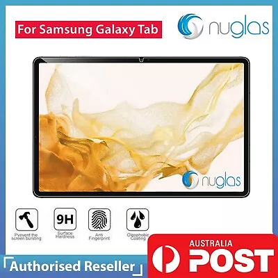 $10.95 • Buy Screen Protector Nuglas Tempered Glass For Samsung Galaxy Tablet S8 S8+ S7 S7 FE