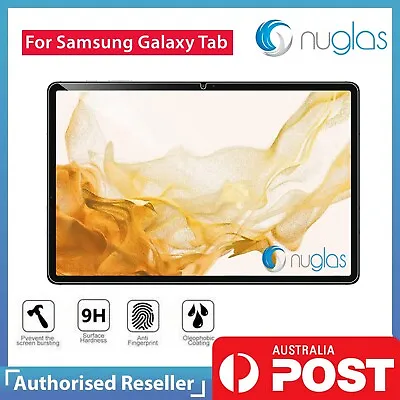 Screen Protector Nuglas Tempered Glass For Samsung Galaxy Tablet S8 S8+ S7 S7 FE • $10.95