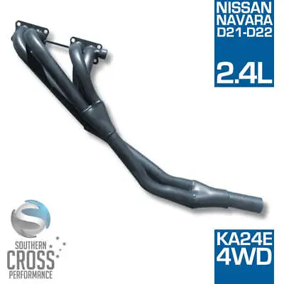 D21 D22 Nissan Navara 2.4L KA24E 4WD Headers Extractors SCPH076 • $295