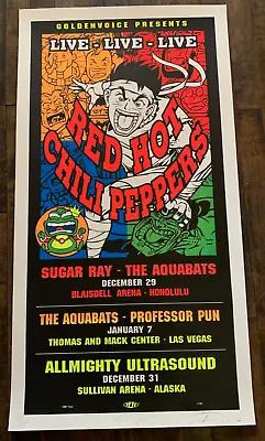 $119.94 • Buy TAZ - 1998 - Red Hot Chili Peppers Concert Poster S&N W/ Sugar Ray & Aquabats