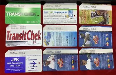 45 Different Used  Nyc Metro Cards No Cash Value Expired More Than 10 Years • $39.95