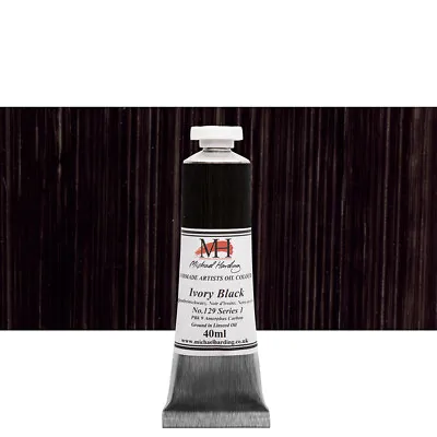 Michael Harding : Oil Paint : 40ml : Ivory Black • £9.48