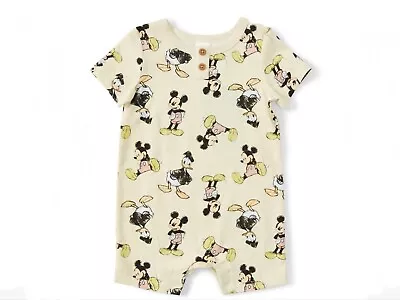 Disney Baby Boy Romper - Mickey & Donald Design - Size 000 • $15