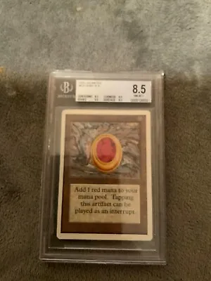 1993 Magic MTG Unlimited Power Mox Ruby 8.5 BEAUTIFUL CARD • $4300