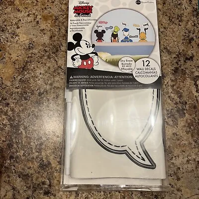 Disney Mickey Mouse & Friends Peel & Stick Wall Decals With Dry Erase • $7