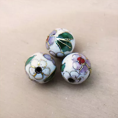 £5.30 • Buy 25 Beads Metal, Hand Painted A La Hand