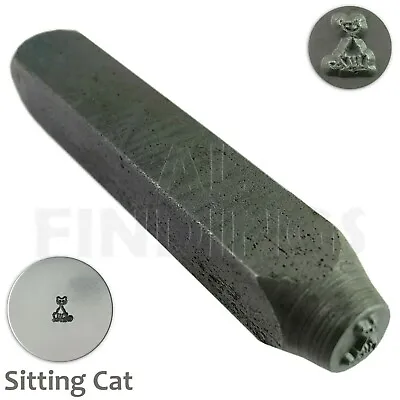 6mm Dog Cat Standing Cat Bone Heart Paw Sitting Cat Stamp Punch Metal Tool • $14.46