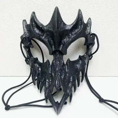 New Airsoft Skeleton Skull Half Face Mask Protective Party Halloween • £5.06