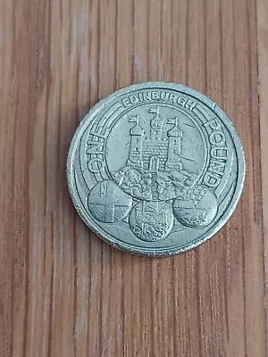 Very Rare Edinburgh Round £1 Coin • £10