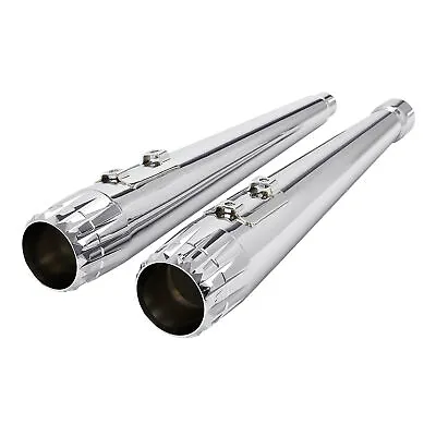 4  Megaphone Slip-On Exhaust Pip Fit For Harley Ultra Classic Road Glide 17-24 • $139.99