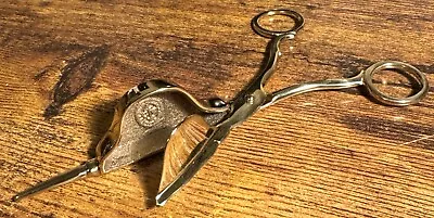 Williamsburg Restoration Brass Candle Snuffer-Wick Trimmers Scissors~Beautiful! • $24.73