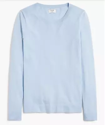 NEW J. Crew Factory Cotton Teddie Sweater Size: M Color: Faded Chambray • $34.99