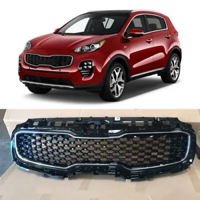 $131.99 • Buy Chrome Bumper Grille Replacement For 2017 2018 2019 Kia Sportage 86350-D9010