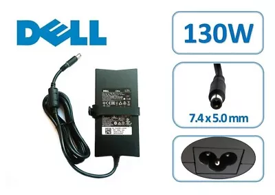 Genuine 130W 19.5v 6.7A DELL LAPTOP AC Adapter Charger E5580 7470 Inspiron 5160 • $24.99