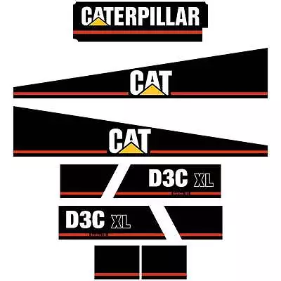 CAT D3C III Decals Stickers Repro Kit • $126.29