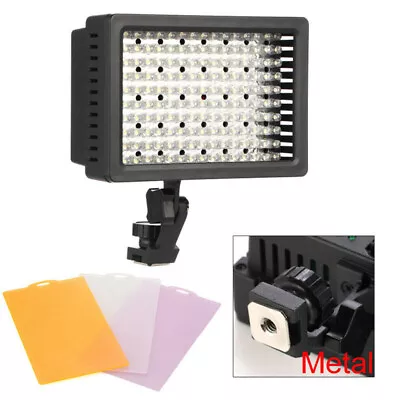 160 LED Photo Studio Video Light With Filters For Canon Nikon Camcorder Camera • $47.94