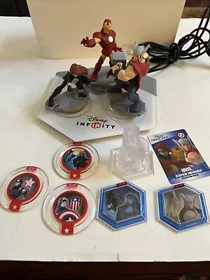 Disney Infinity 2.0 Marvel Super Hero Set Avengers + Tower + Discs + Pad • $22.47