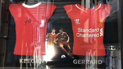£695 • Buy Kevin Keegan & Steven Gerrard Signed And 3D Framed Liverpool Shirt Coa 