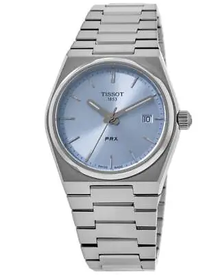 New Tissot PRX Quartz Light Blue Dial Steel Unisex Watch T137.210.11.351.00 • $289