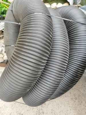 £150 • Buy 10m FLEXIBLE DUCTING HOSE PIPE.200mm. VENTILATION,DUST,FUME EXTRACTION.RUBBER.