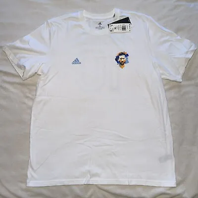New 2022 Adidas Lionel Messi Argentina Jersey Shirt Mens #10 Size XL • $35.99