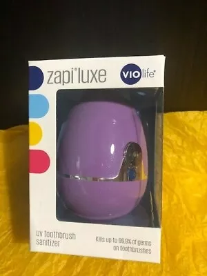 VIOLIFE LAVENDER ZAPI Luxe UV Dental Toothbrush Sanitizer (VZL203) • $17.99