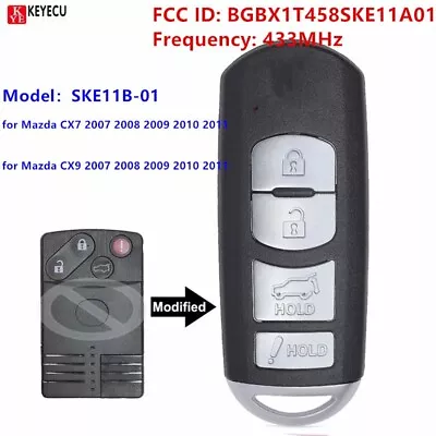 For Mazda CX-7 CX-9 2007-2011 Smart Remote Car Key Fob 433MHz BGBX1T458SKE11A01 • $58.72