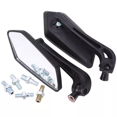 Motorcycle Universal Rearview Mirrors Rear View Side Mirror 8mm 10mm Custom US • $14.88
