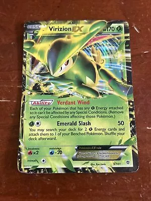 Holofoil Virizion EX - 9/101 - Plasma Blas - TCG Pokémon Card 2013 • $4.25