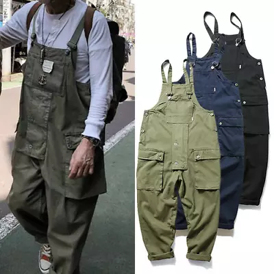 2021 Style Multi-pocket Overalls Overalls Men's Hip-hop Street Wear Overalls • $73.36