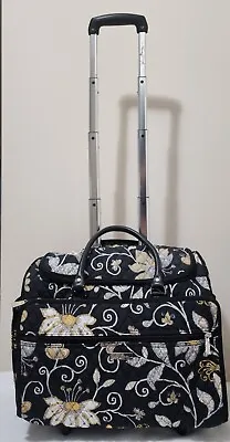 Vera Bradley Vintage Retired Yellow Bird RollingTrolleyLarge Travel Bag/Carry On • $129.99