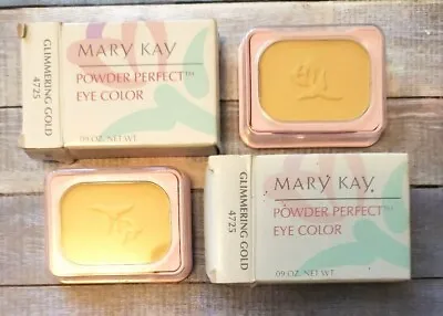 Lot Of 2 Mary Kay GLIMMERING GOLD 4725 Eye Shadow Color Vintage ~ Free Shipping • $19.75