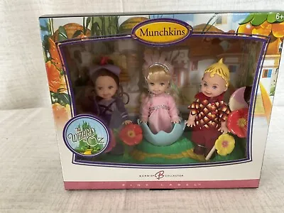 Mattel Wizard Of Oz Munchkins Kelly & Tommy Doll Set Pink Label 2006 “nib” • $20.95