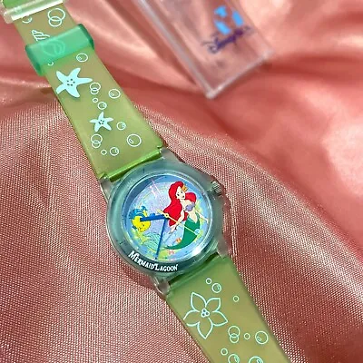 $59.99 • Buy Tokyo Disney SEA The Little Mermaid Lagoon Princess Ariel Flounder Quartz Watch