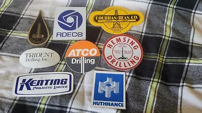 Oilfield OIL GAS HARD HAT STICKERS DRILLING COMPANIES  • $0.99