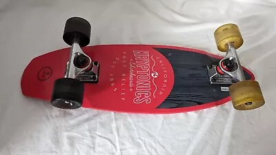 23  KRYPTONICS Mini Fat Cruiser California Skateboard In Red And Black • $19.99